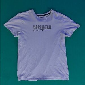 Hollister Tan Tee with Logo